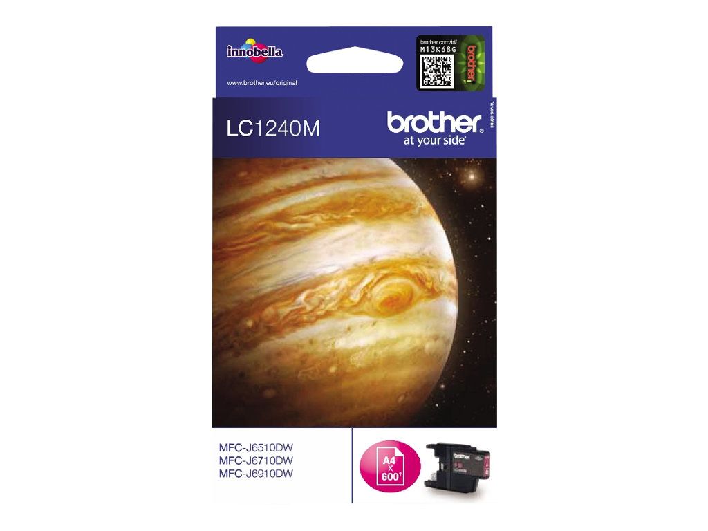 Cartus cerneala Brother LC1240M ,Magenta ,600 pagini ,Original (LC1240M)