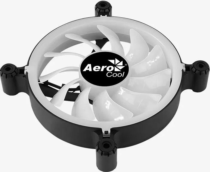 Ventilator Aerocool AEROPGS-SPECTRO-FRGB ,120 x 120 x 25 mm ,1000 RPM ,Negru + Alb