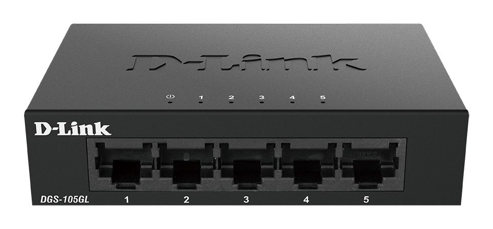 Switch D-Link DGS-105GL/E, 5 porturi 10 / 100 / 1000 MBs