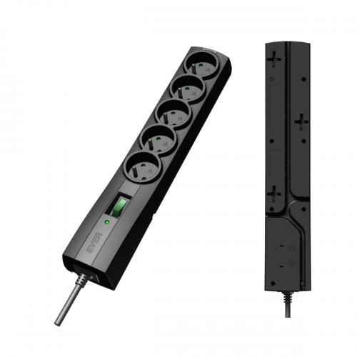 Ever CLASSIC 5 AC outlet(s) 250 V Black 1.5 m