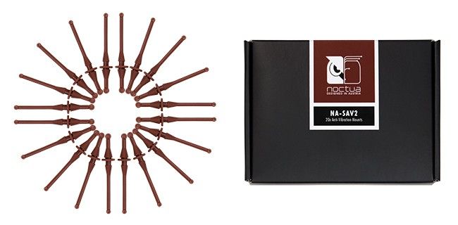 Noctua NA-SAV2 hardware cooling accessory Brown