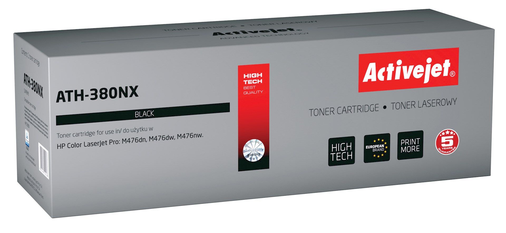 Activejet ATH-380NX toner for HP printer HP CF380X replacement Supreme 4400 pages black