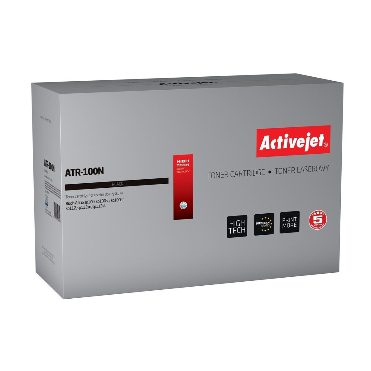 Activejet ATR-100N toner for Ricoh printer Ricoh SP100 / SP112 / 407166 replacement Supreme 1200 pages black