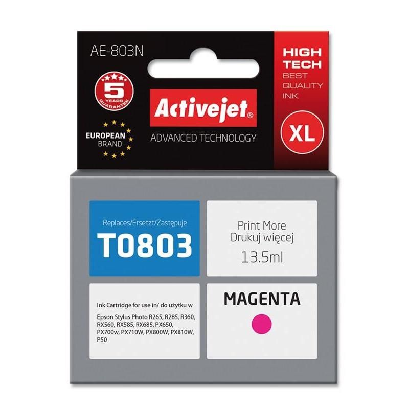 Cartus cerneala Activejet AE-803N ,Magenta ,13.5 ml (compatibil cu Epson AE-803N)