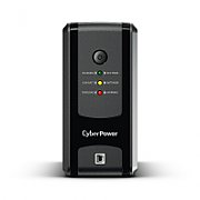 UPS Cyber Power UT850EG-FR, 850 VA, 425 W, cu management, line-interactive, 1x RJ45, 1x USB, Sealed Lead-acid, LED, Tower, Negru