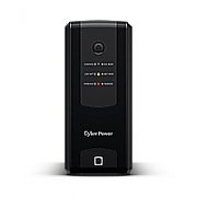 UPS Cyber Power UT1050EG-FR, 1050 VA, 630 W, cu management, line-interactive, 4x Schuko, Sealed Lead-acid, LED, Tower, Negru