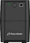 UPS PowerWalker VI 850 SH FR, 850 VA, 480 W, cu management, line-interactive, 2x Schuko, 12V/9Ah Tower, Negru