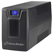 UPS PowerWalker VI 800 SCL FR, 800 VA, 480 W, cu management, line-interactive, 2x Schuko, 1x RJ45, 1x USB, 12V 9Ah Tower, Negru