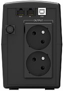 UPS PowerWalker VI 600 STL FR, 600 VA, 360 W, cu management, line-interactive, 2x Schuko, 1x RJ45, 12V 7Ah Tower, Negru