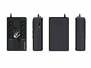 UPS PowerWalker VI 1000 MS FR, 1000 VA, 600 W, cu management, line-interactive, 8x Schuko, 1x RJ45, 12.0V/9.0Ah Brick, Negru