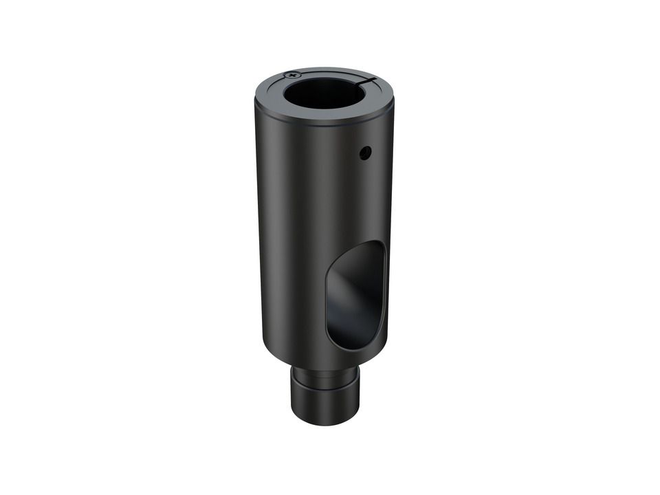Teava extensie Multibrackets 5396 pentru suporturile cu gas, 10 cm, Negru
