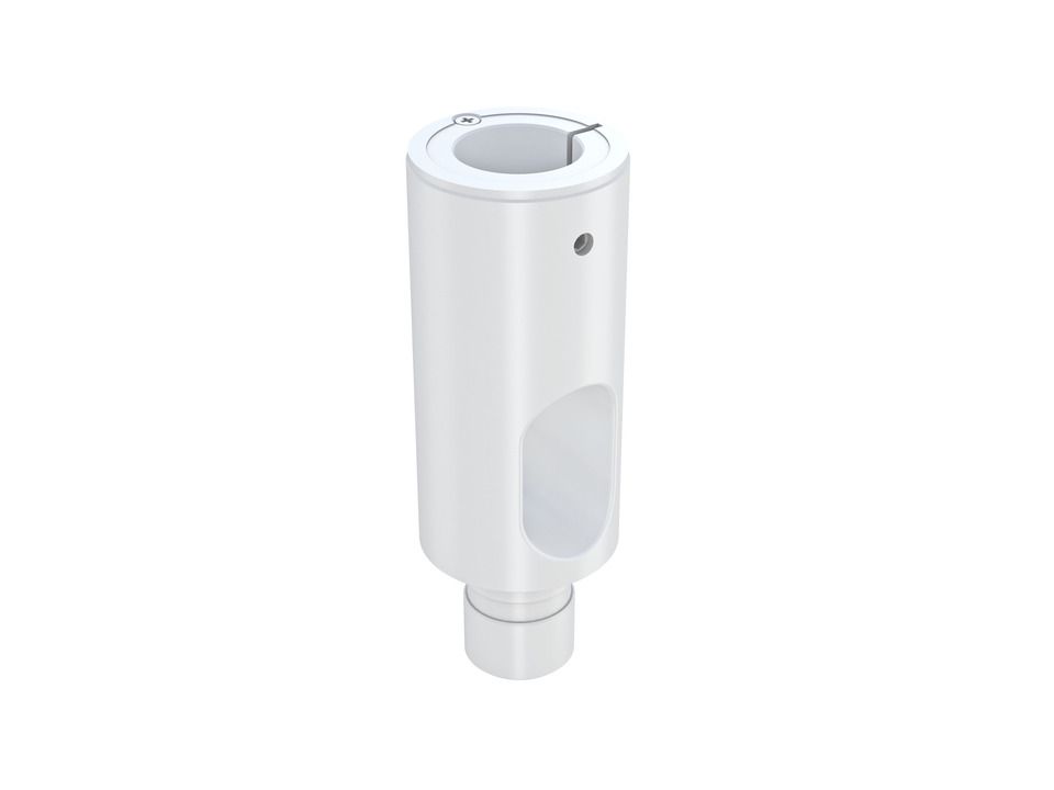 Teava extensie Multibrackets 5419 pentru suporturile cu gas, 10 cm, White