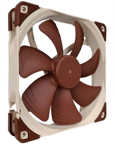 Ventilator Noctua NF-A14 PWM ,140 x 140 x 25 mm ,1500 RPM ,Maro + bej