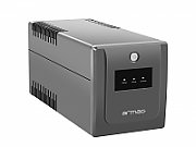 UPS Armac H/1000F/LED, 1000 VA, 650 W, cu management, line-interactive, 4x Schuko, 1x C14, 1x RJ45, 1x USB, 12V 7Ah LED, Tower, Negru