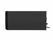 UPS Armac O/650E/LCD, 650 VA, 390 W, cu management, line-interactive, 2x Schuko, 1x RJ45, 1x USB, 12V 7Ah Lead–acid, LCD, Tower, Negru