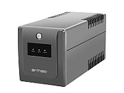 UPS Armac H/1000E/LED, 1000 VA, 650 W, cu management, line-interactive, 1x RJ45, 1x USB, 12V 7Ah LED, Tower, Negru