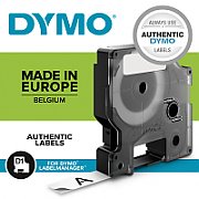 DYMO D1 Standard - Black on Red - 19mm