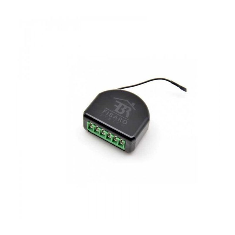 Fibaro FGS-224 ZW5 DOUBLE SWITCH electrical relay Black