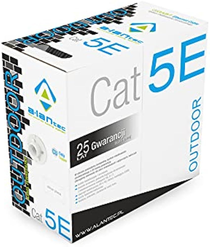 Alantec KIF5OUT305 networking cable 305 m Cat5e F/UTP (FTP) Black