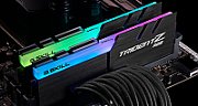 Memorie G.Skill Trident Z 32 GB DDR4 3600 MHz CL18, kit 2 x 16 GB, XMP 2.0, Negru, RGB