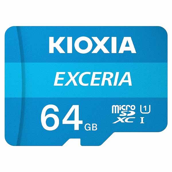 Kioxia Exceria memory card 64 GB MicroSDXC Class 10 UHS-I