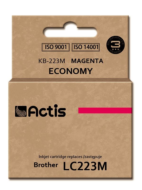 Cartus cerneala Actis KB-223M ,Magenta ,10 ml (compatibil cu Brother KB-223M)