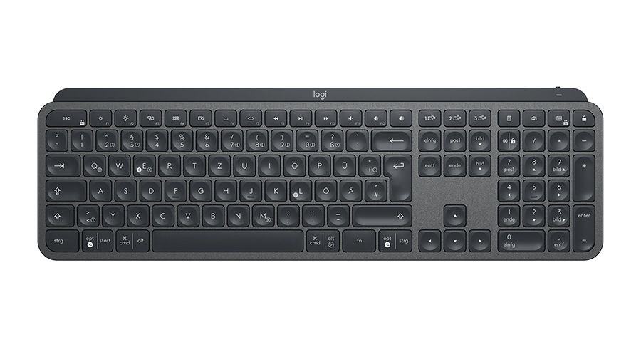 LOGITECH MX Keys Mini Minimalist Wireless Illuminated Keyboard - GRAPHITE - US INT'L - 2.4GHZ/BT - INTNL