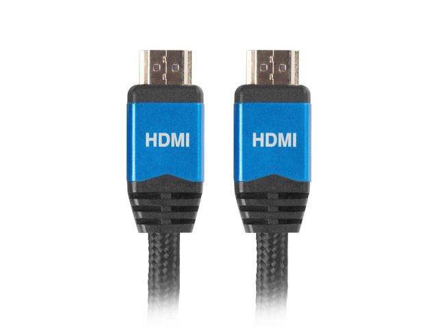 Cablu 1.8m HDMI2.0 premium cu mufe metalice, 4K@60Hz, CA-HDMI-20CU-0018-BL, Lanberg