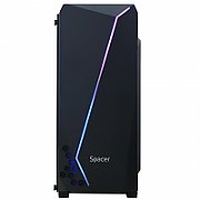 Carcasa Spacer FLASH, ATX, Negru