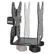 Neomounts by Newstar Portable NSLS100 Laptop and Tablet Desk Stand - Silver  Specifications General Min. screen size*: 10 inch Max. screen size*: 22 inch Min. weight: 0 kg Max. weight: 5 kg Screens: 1 Desk mount: Stand  Functionality Type: Tilt Width: 18 - 27 cm Depth: 25 cm Height: 13 - 19 cm