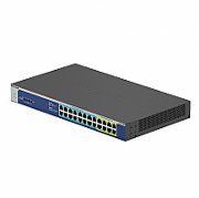 Switch NetGear GS524UP-100EUS, 24 porturi 10 / 100 / 1000 MBs