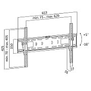 Suport Monitor de Birou Dual, Neomounts by Newstar FPMA-D550DDBLACK , 10  - 32 , VESA 100x100, suporta pana la 8kg, negru
