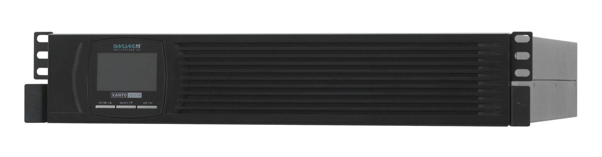 UPS Online USV X3000R, 3000 VA, 3000 W, 8x C13, 1x RJ45, 1x USB, 12V 9Ah Rack 2U, Negru