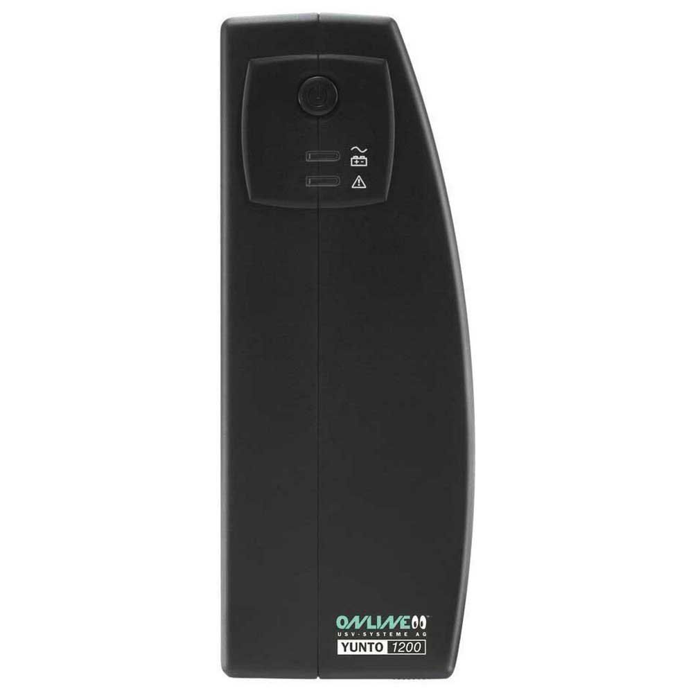 UPS Online USV Y1200, 1200 VA, 720 W, cu management, 5x C13, 1x RJ45, 1x USB, 12 V / 7Ah Tower, Negru