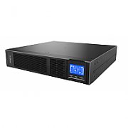 UPS nJoy UPCMCOP110HBAAZ01B, 1000 VA, 1000 W, cu management, on-line, 8x C13, 13 minute (50% sarcina), LCD, Tower/Rack 2U, Negru