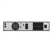 UPS nJoy UPCMCOP110HBAAZ01B, 1000 VA, 1000 W, cu management, on-line, 8x C13, 13 minute (50% sarcina), LCD, Tower/Rack 2U, Negru