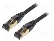 Patch cord Gembird  RJ45, 25 cm, negru, cupru
