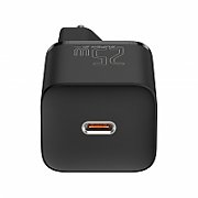 INCARCATOR retea Baseus Super Si, Quick Charge 25W, 1 x USB Type-C 5V/3A, negru  CCSP020101  (include timbru verde 0.75 lei)