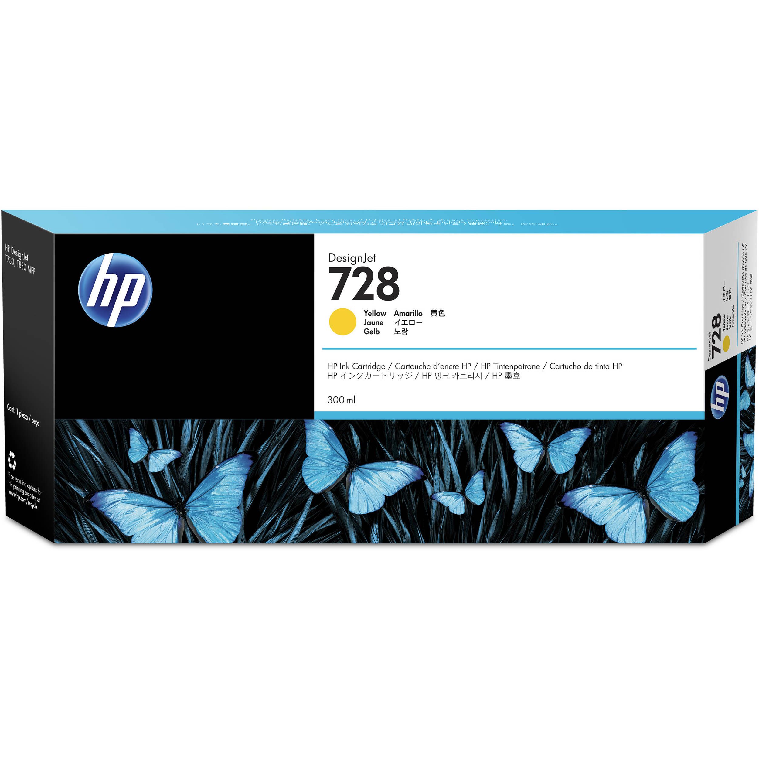 Cartus cerneala HP F9K15A ,Galben ,300 ml ,Original (728Y)