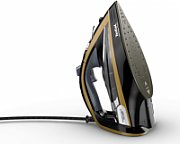 Tefal FV9865E0 iron Dry & Steam iron Durilium Autoclean soleplate 3000 W Black, Gold
