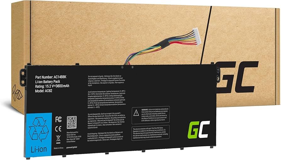 Green Cell AC62 notebook spare part Battery