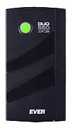 UPS Ever Duo 550 PL AVR USB, 550 VA, 330 W, cu management, line-interactive, 2x Schuko, 1x C13, 1x USB, 12V/5Ah Tower, Negru