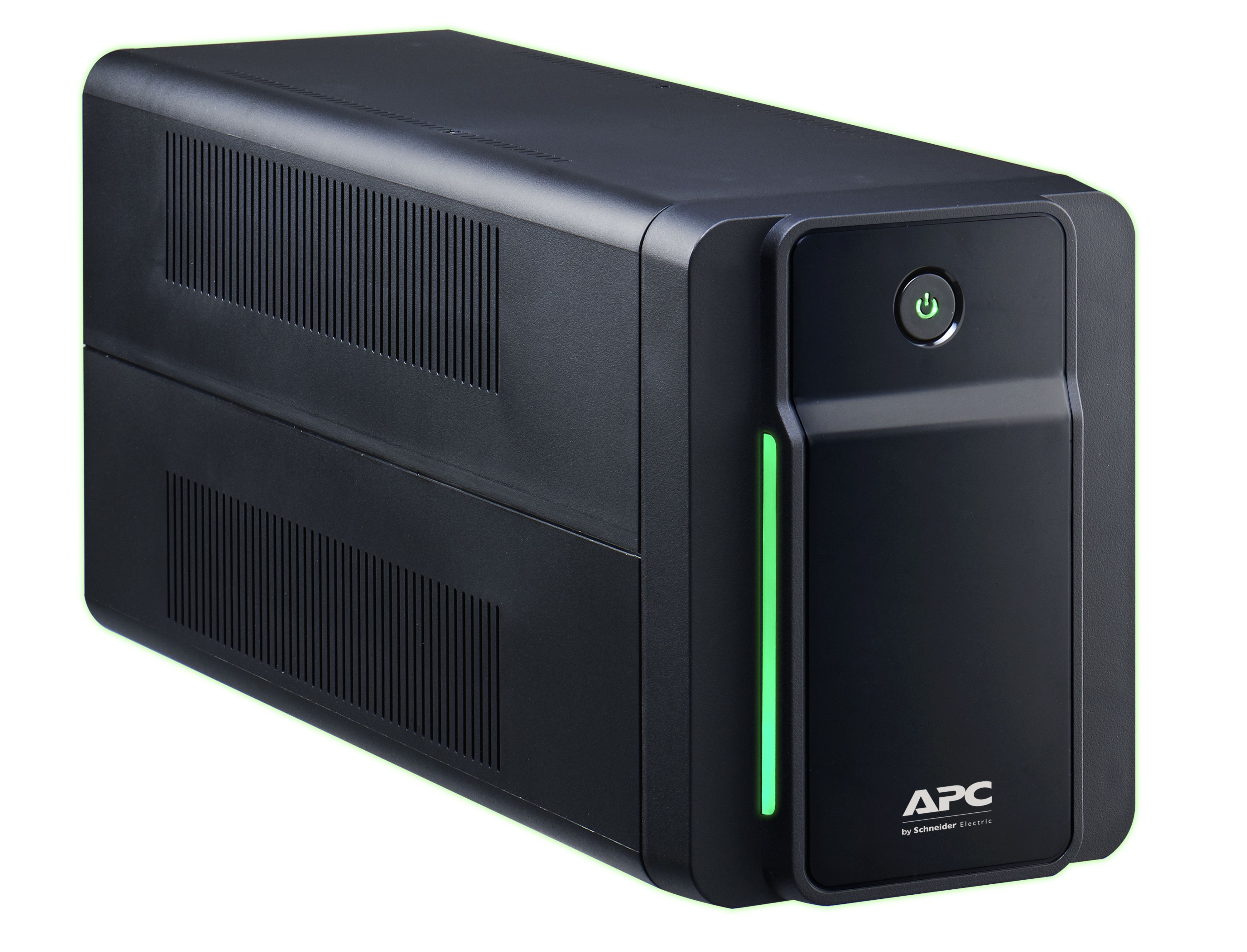 UPS APC BX1200MI-FR, 1200 VA, 650 W, line-interactive, 4x Schuko, 12V Baterie cu plăci de plumb şi acid, LED, Tower, Negru