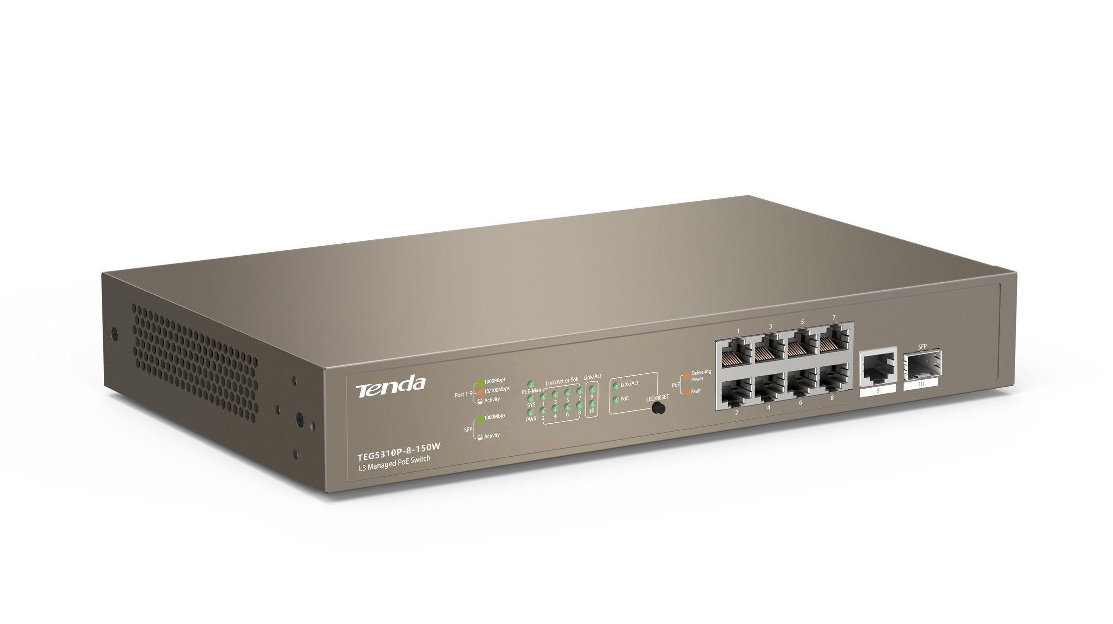 Switch Tenda TEG1016M, 16 porturi 10 / 100 / 1000 MBs