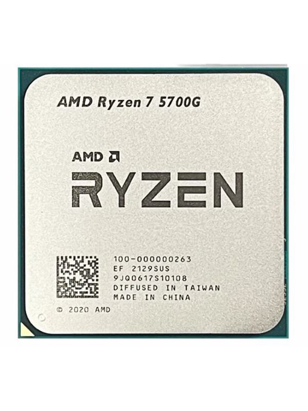 Procesor AMD Ryzen 7 5700G, 8C / 16T, 3.80 - 4.60 GHz, 20 MB cache, 65 W, Tray