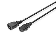 ASSMANN power cord IEC C13/C14 M/F black 5m bulk