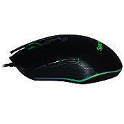 MOUSE Spacer - gaming, gaming, cu fir, USB, optic, 6.400 dpi, butoane/scroll 6/1, iluminare RGB, negru,  SPGM-PULSAR-SPEED  (include TV 0.18lei)