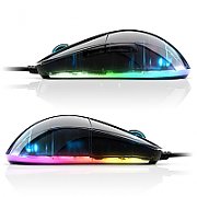 XM1 RGB, ultrausor 78g, Cablu FlexCord, Negru - Reflex