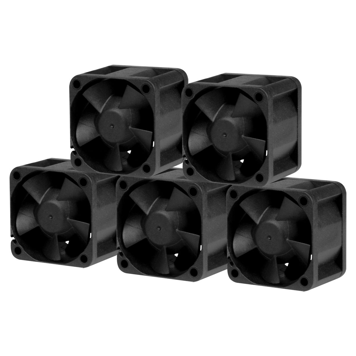 S4028-6K, negru, pachet 5 ventilatoare, negru