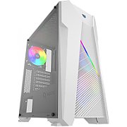 Carcasa Aqirys Canopus Midi Tower White  TECHNICAL DATA Case type: Midi Tower Materials: Tempered Glass (left side panel), 0.6 mm SPCC steel, ABS M/B support: Mini-ITX, Micro-ATX, ATX PSU support: ATX, 175 mm maximum length (bottom installation) VGA support: 330 mm maximum length CPU cooler support